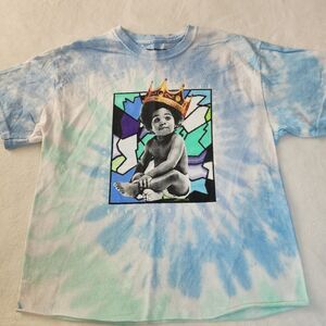 The Notorious B.I.G. Tie Dyed Tshirt With Graphic New Without Tag Size Medium